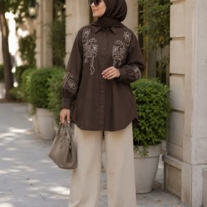 تونیک گلدوزی ماهگل